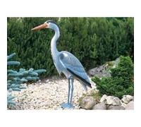 Héron décoratif de bassin à poser Gris (cendré) G