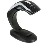 Heron HD3130 - Scanner de codes à barres CCD avec support, USB + RS232 + PS2, noir