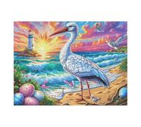 Héron Zone Humide Puzzles 500 Pièces pour Adultes Educa Vision Décoration Intérieure Artistique Challenge Difficile Relaxation Famille 500 PCS
