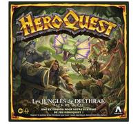 HeroQuest, pack de quête Les jungles de Delthrak, jeux de rôle pour 2 à 5 joueurs, dès 14 ans, système de jeu HeroQuest requis