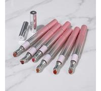 HERORANGE - Pink Silver Glitter Sweetheart Lip Gloss - 6 Colors #06 Amber Black Tea - 1.9g