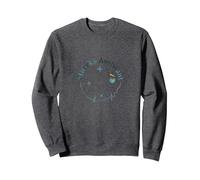 Héros de la Salle de Livraison : emblème d'appréciation de Sage-Femme Sweatshirt, Unisexe pour Adultes, Chiné Foncé, L