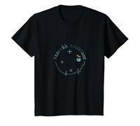 Héros de la Salle de Livraison : emblème d'appréciation de Sage-Femme T-Shirt, Enfant, Noir, 4 Ans