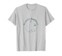 Héros de la Salle de Livraison : emblème d'appréciation de Sage-Femme T-Shirt, Homme, Argent, 3XL