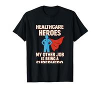 Héros de la santé Mon Autre Travail est d'être Une infirmière Super-héros T-Shirt