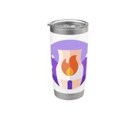 Héros des hémorroïdes Gobelet isotherme en acier inoxydable double paroi
