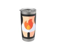 Héros des hémorroïdes Gobelet isotherme en acier inoxydable double paroi
