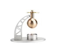 Hero's Engine - Kit de construction de machine à vapeur en métal - Avec lampe à alcool et entraînement à vapeur - Coffret cadeau créatif pour adultes et adolescents - Argenté