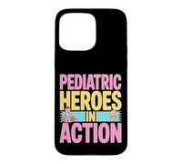 Héros pédiatriques en Action, Design coloré Audacieux Coque pour iPhone 15 Pro Max