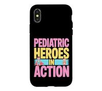 Héros pédiatriques en Action, Design coloré Audacieux Coque pour iPhone X/XS