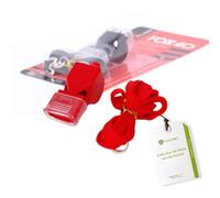 HeroSports Fox 40 - Sifflet d'arbitre - Sifflet de signalisation - Sifflet d'entraîneur - Sifflet de sécurité avec cordon - Sifflet de sport sans boule - Sifflet de sauvetage - Sifflet de sauvetage -