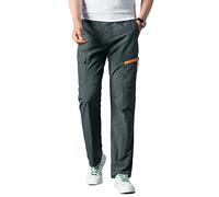 Herothorn Homme Pantalon de randonnée pour d'extérieur Léger à séchage Rapide Stretch pour Le Trekking la pêche Le Cargo Tactique Militaire Randonnée Chasse