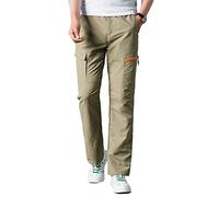 Herothorn Homme Pantalon de randonnée pour d'extérieur Léger à séchage Rapide Stretch pour Le Trekking la pêche Le Cargo Tactique Militaire Randonnée Chasse
