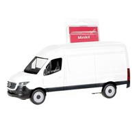 Herpa 013475 H0 Modèle réduit de camion Mercedes Benz Sprinter 18 castes, toit
