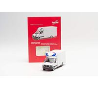 Herpa 013826 H0 Mercedes Benz Minikit Sprinter 18 Fahrtec RTW (Nouvelle Structure), Blanc