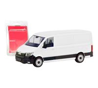 Herpa 013857 H0 Modèle réduit de camion MAN Boîtier TGE toit plat, blanc
