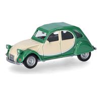 Herpa 020817-007 - Citroën 2CV Charleston, vert / beige - HO (1:87)