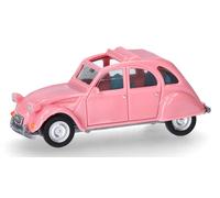Herpa 020824-008 - Citroën 2 CV avec toit ouvert, rose claire - HO (1:87)
