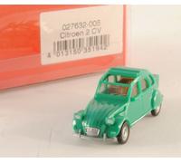 Herpa 027632-005 Citroen 2 Cv Vert Signal Modèle Auto X Tank Voiture H0 1:87