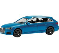 Herpa 028578-003 H0 Modèle réduit de voiture particulière Audi A4 avant, bleu turbo