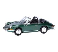 herpa Voiture Miniature Porsche 911 Targa, échelle 1:87, pièce de Collection, fabriquée en Allemagne, modèle en Plastique, Couleur : Vert métallisé