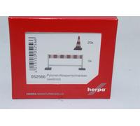 Herpa 052566 Pylônes 20 pièces et barrières d'arrêt 5 pièces modèle fini