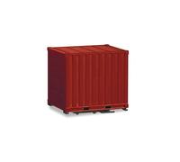 Herpa 053594-004 - 1:87 2X Conteneur De 10 Pieds, Rouge - Neuf