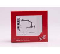 Herpa 054126 Hiab - Grue de Chargement X-Hiab 232 E-3 avec Crochet, Rouge en Miniature - pour Bricolage et comme Cadeau