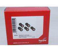 Herpa 054454 Accessoire Engrenages Remorque Schwedencombi Chrome Rouge 10 Lot 1