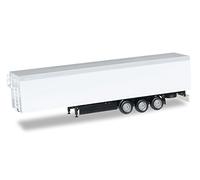 herpa- Semi Fonds Mouvant 076111-002 Remorque à Plancher Mobile 3a, véhicule, Châssis Noir, Small