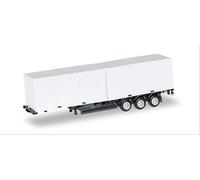 herpa 076494-002 Krone 40' châssis de conteneur avec 2 x 20' conteneur, véhicules Miniatures