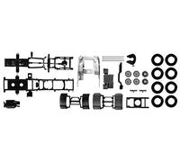 herpa 082433-châssis de tracteur Scania R, 3 essieux, contient 2 pièces, 082433