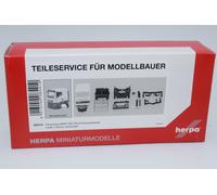 Herpa 085410 Domicile MAN TGS Tonn avec Pare-Soleil 1:87 H0 Blanc NEU OVP