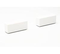 Herpa 085557 Lot de 2 bâches pour Suspension de Volume 7,82 m avec Plaque intermédiaire, fidèle à l'échelle 1:87, modèle de Voiture, modélisme, décoration, Accessoires Miniatures, Blanc