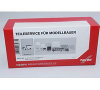 Herpa 085731 2 Scania Équipage Cab Camion de Pompier 2 Pièce 1:87 Neuf Ovp H0