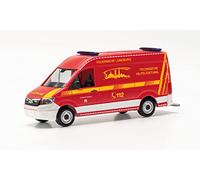 herpa 097093 Man TGE Caisse HD « Pompiers Lüneburg Feuerwehr », fidèle à l'original à l'échelle 1:87, modèle de Camion pour Diorama, modélisme, Objet de Collection, modèle Miniature décoratif en