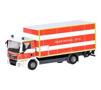 Herpa 098076 H0 Modèle réduit de véhicule prioritaire MAN Camion-valise TGM