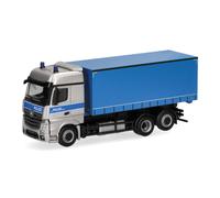 Herpa 098427 MB Actros Aero Camion Benne À Échange Police HO 1:87 Neuf