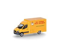 Herpa 098656 - 1/87 MB Sprinter '18 Foodtruck Eier ( Œufs ) Volaille Wurst