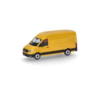 Herpa – Camion miniature MAN eTGE Fourgon – Jaune genêt – Échelle 1:87 – Plastique