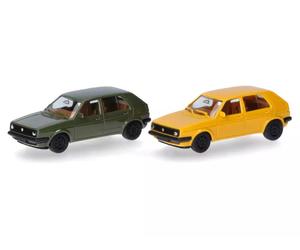 HERPA 2x Volkswagen Golf II en kit - HO 1/87 - HERPA 012195-010