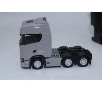 Herpa 307543 Scania Grise CS 20 HD 6x2 Camion De Transport 1:87 NEUF + OVP