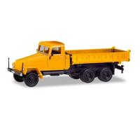 Herpa 308663 - 1/87 IFA G5 BENNE Basculante, Orange - Neuf