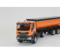 Herpa 311373 Iveco Trakker 4X4 Thermomulden-Sattelzug Communal 1:87 H0 NEU OVP