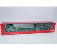 Herpa 315562 Scania Hauber Goldhofer Semi-Remorque Liebherr Chargeuse Visbek 1 :