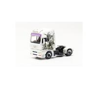 Herpa modèle de Camion Man TGA XXL Tracteur Lagoudakis 4 / Zeus, fidèle à l'échelle Originale 1:87, modèle de Camion pour Diorama, modélisme, Objet de Collection, décoration, fabriqué en Plastique