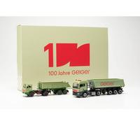Herpa 316699 - 1/87 Jeu 100 Ans Geiger - 2 Camion - Neuf