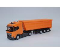 Herpa 316941 DAF XG Stahlrundmulden Sz Kommunalorange H0 1:87 Neuf Dans Ovp