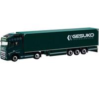 Herpa 318280 H0 Modèle réduit de camion Volvo Train de selle FH 16 GL XL 2020 « GESUKO »