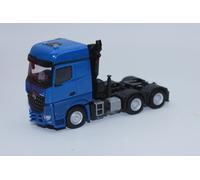 Herpa 318747 Mercedes-Benz Arocs BigSpace Camion-Grue bleu 1:87 H0